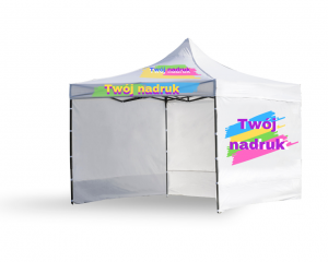 Nůžkovy stan 3x3 s potiskem
